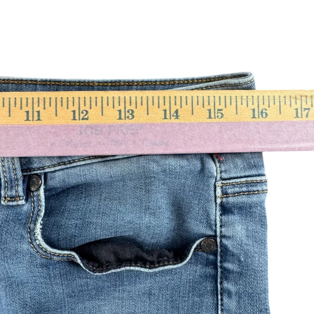 Talbots Curvy Ankle Jeans‎ Womens 12 Medium Wash Blue Stretch Denim Pants